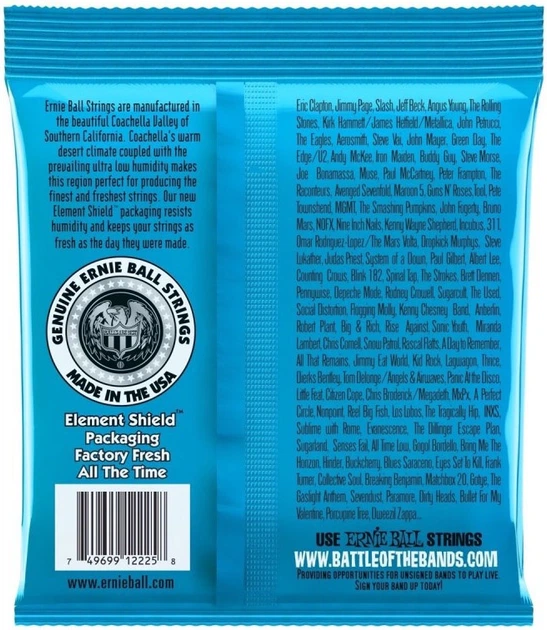 Струны для электрогитары Ernie Ball 2225 Extra Slinky Nickel Wound 8/38 - Фото 2 Струны для электрогитары Ernie Ball 2225 Extra Slinky Nickel Wound 8/38 - изображение 2