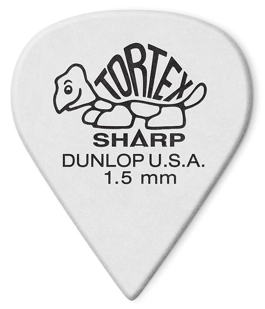 Медіатори Dunlop 412P1.5 Tortex Sharp Player's Pack 1.5 mm (12 шт.) - Фото 2 Медіатори Dunlop 412P1.5 Tortex Sharp Player's Pack 1.5 mm (12 шт.) - зображення 2
