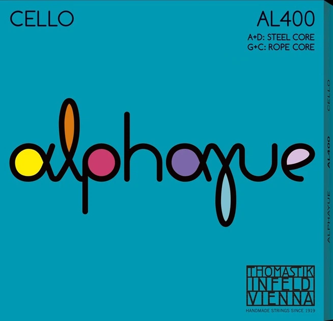 Струни для віолончелі Thomastik-Infeld AL400 4/4 Alphayue A+D Steel Core G+C Rope Core Medium Tension - Фото 1 Струни для віолончелі Thomastik-Infeld AL400 4/4 Alphayue A+D Steel Core G+C Rope Core Medium Tension - зображення 1