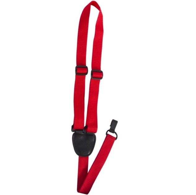 Ремень для укулеле On-Stage GSA70R Ukulele Strap Red - Фото 1 Ремень для укулеле On-Stage GSA70R Ukulele Strap Red - изображение 1