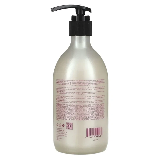 Luseta Beauty, Glossy Pearl Shampoo шампунь для гладкости и интенсивного блеска волос 500 мл. - изображение 2