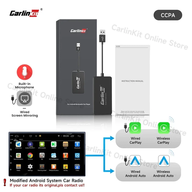 Dongle Carlinkit CPC200 CCPA Wireless (свисток) ключ Carplay перехідник - зображення 4