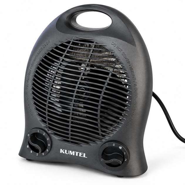 Тепловентилятор Kumtel LX-6441 Black Электрический обогреватель для дома - изображение 7