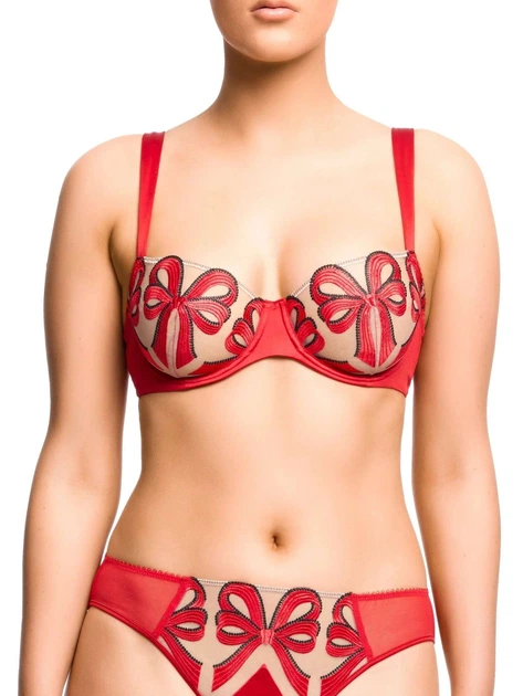 Бюстгальтер балконет Dita von Teese 70D Червоний (D59073-scarlett) - Фото 3 Бюстгальтер балконет Dita von Teese 70D Червоний (D59073-scarlett) - изображение 3