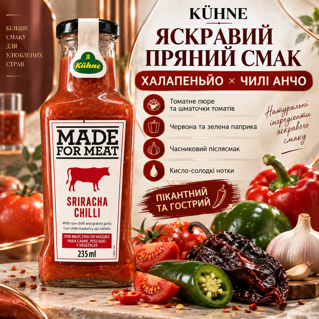 Соус к мясу Шрирача Чили 235 мл острый соус Sriracha с халапеньо чили анчо чесноком и томатами кисло-сладкий соус для стейков шашлыка гриля бургеров маринада - Фото 3 Соус к мясу Шрирача Чили 235 мл острый соус Sriracha с халапеньо чили анчо чесноком и томатами кисло-сладкий соус для стейков шашлыка гриля бургеров маринада - изображение 3