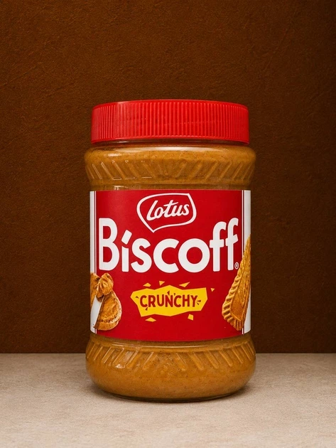 Карамельная паста Lotus Biscoff Crunchy 700 г с хрустящими кусочками печенья кремовая карамелизированная намазка с корицей для тостов блинов панкейков вафель круассанов чизкейков тортов выпечки десертов мороженого коктейлей - изображение 10