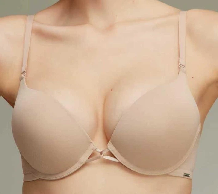 Бюстгальтер з подвійним push-up 9466 Balaloum бежевий 80B - зображення 2