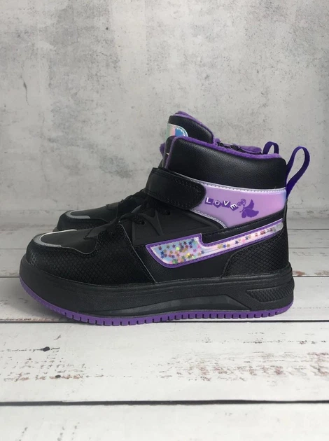 Черевики демісезонні дитячі на дівчинку Bessky 36 - 23,5 см Чорний (1929) - Фото 1 Черевики демісезонні дитячі на дівчинку Bessky 36 - 23,5 см Чорний (1929) - изображение 1