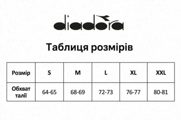 Труси сліпи для чоловіка Diadora LYCRA® BDO91329 XXL чорний - зображення 2