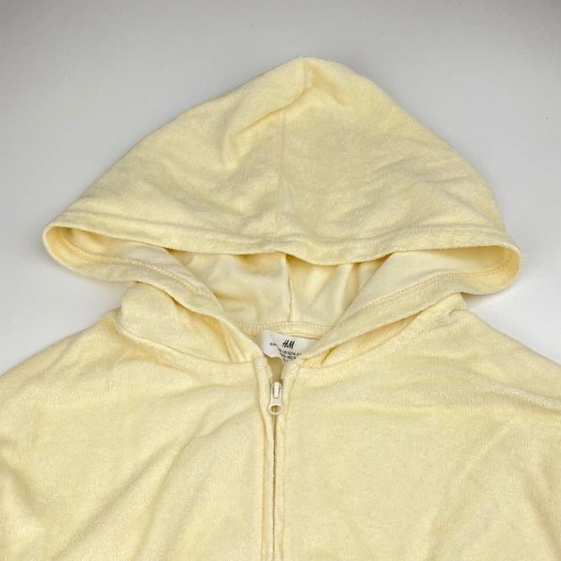 Толстовка махровая для девочки H&M 1074404-5 134-140 см (8-10 years) Желтый - Фото 2 Толстовка махровая для девочки H&M 1074404-5 134-140 см (8-10 years) Желтый - изображение 2