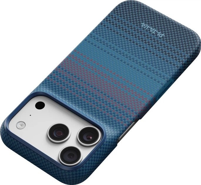 Чохол для смартфона Apple iPhone 18 Pro/17 Pro Pitaka Edge Case Nights Midnight 01 MagSafe Moonrise (KI1803P) - зображення 8