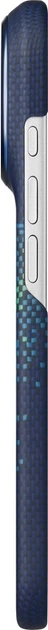 Etui na smartfon Apple iPhone 18 Pro/17 Pro Pitaka Edge Milky Way Galaxy 2.0 MagSafe Nearfield Blue (KI1805P) - obraz 4