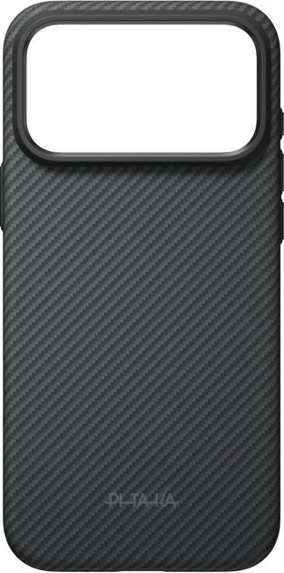 Чохол для смартфона Apple iPhone 18 Pro Max/17 Pro Max Pitaka Summa Case MagSafe Black-Grey (KI1801SPM) - зображення 3