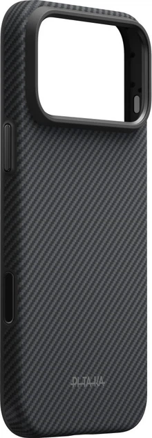 Чохол для смартфона Apple iPhone 18 Pro Max/17 Pro Max Pitaka Summa Case MagSafe Black-Grey (KI1801SPM) - зображення 4