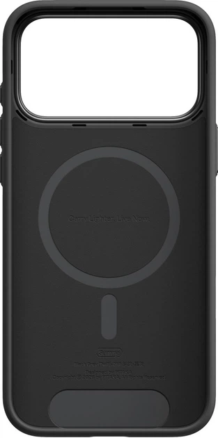 Чохол для смартфона Apple iPhone 18 Pro Max/17 Pro Max Pitaka Summa Case MagSafe Black-Grey (KI1801SPM) - зображення 5