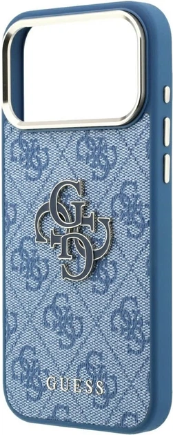 Чохол для смартфона Guess 4G & Big Resin Logo для Apple iPhone 18 Pro Max / Apple iPhone 17 Pro Max Light Blue (3666339653712) - зображення 5