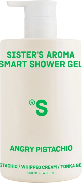 Smart-гель для душу Sister's Aroma Angry Pistachio 250 мл (4820227787555)