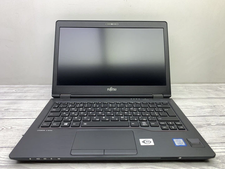 Нетбук Fujitsu LifeBook U728 / 12.5" (1920x1080) IPS / Intel Core i5-8250U (4 (8) ядра 1.6 - 3.4 GHz) / 8 GB DDR4 / 120 GB SSD / Intel UHD Graphics 620 / WebCam б/у - изображение 2