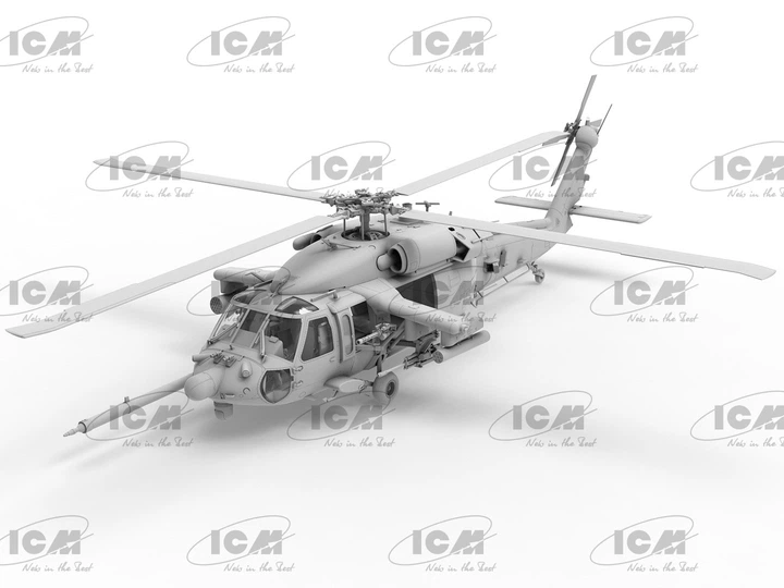 Збірна модель ICM гелікоптер MH-60L DAP – масштаб 1:48 (48366) - Фото 4 Збірна модель ICM гелікоптер MH-60L DAP – масштаб 1:48 (48366) - зображення 4