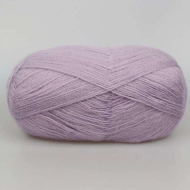 Пряжа Nako Mohair Delicate, бузковий №13907 — 100 г / 500 м, 85 % акрил, 10 % вовна, 5 % мохер, тонка, для шалей, светрів - Фото 3 Пряжа Nako Mohair Delicate, бузковий №13907 — 100 г / 500 м, 85 % акрил, 10 % вовна, 5 % мохер, тонка, для шалей, светрів - зображення 3