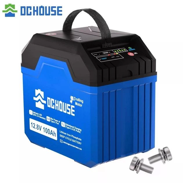Аккумулятор LiFePO4 DC HOUSE 12.8V 100Ah 1280Wh с BMS USB Type-C Bluetooth для ДЖБ солнечных электростанций и off-grid систем - Фото 8 Аккумулятор LiFePO4 DC HOUSE 12.8V 100Ah 1280Wh с BMS USB Type-C Bluetooth для ДЖБ солнечных электростанций и off-grid систем - изображение 8
