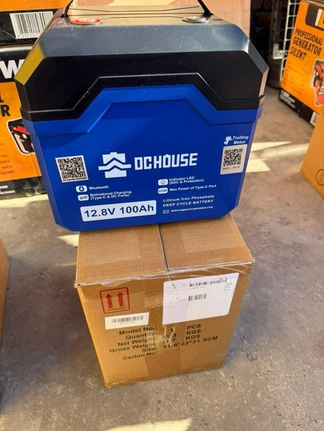 Аккумулятор LiFePO4 DC HOUSE 12.8V 100Ah 1280Wh с BMS USB Type-C Bluetooth для ДЖБ солнечных электростанций и off-grid систем - Фото 9 Аккумулятор LiFePO4 DC HOUSE 12.8V 100Ah 1280Wh с BMS USB Type-C Bluetooth для ДЖБ солнечных электростанций и off-grid систем - изображение 9