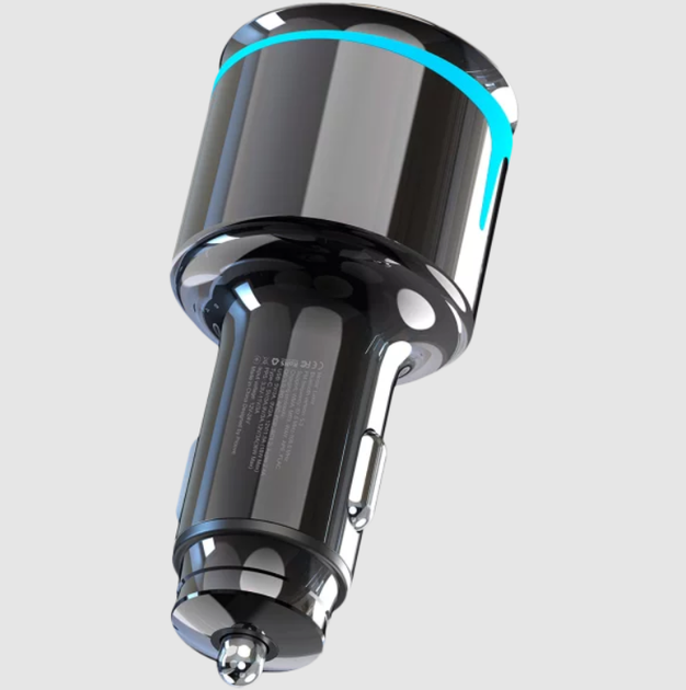 FM-модулятор Proove Nexus QC3.0 + PD 30W Bluetooth 5.3 Type-C USB TF Hands Free, чорний - зображення 2