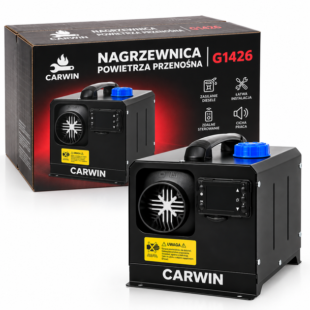 Дизельный автономный обогреватель CARWIN 12 кВт Автомобильный обогреватель 12/24 В с дистанционным управлением - изображение 12