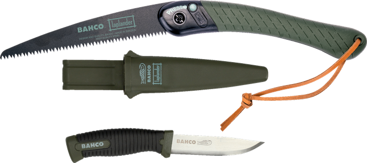 Piła składana Bahco 396-LAP 230 mm + nóż Bahco 220 mm (7311518216443) - Zdjęcie 2 Piła składana Bahco 396-LAP 230 mm + nóż Bahco 220 mm (7311518216443) - obraz 2