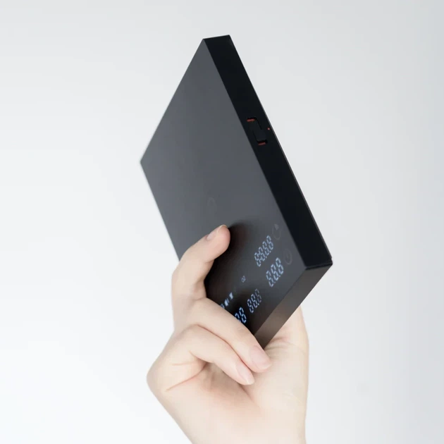 Ваги Timemore Black Mirror Basic 3 чорні точність 0.1 г, USB-C заряджання, захист IPX3 - изображение 3