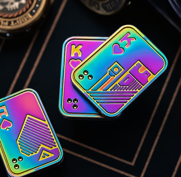Магнітний фіджет ACE RAINBOW металева іграшка фіджет, подарунок для дорослого - зображення 4