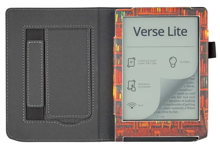 Чехол (обложка) на PocketBook 634 Verse Pro Azure с ремешком для руки и подставкой "Магнолия", "Библиотека" (7707036) Другое - Фото 6 Чехол (обложка) на PocketBook 634 Verse Pro Azure с ремешком для руки и подставкой "Магнолия", "Библиотека" (7707036) Другое - изображение 6