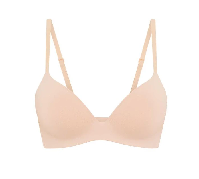 Бюстгальтер Victoria's Secret Pink Wear Everywhere™ Super Push-Up Wireless Bra Бежевий світлий 34A (75A) - изображение 3