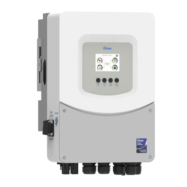 Комплект автономного енергопостачання Deye 6 кВт SUN-6K-SG06LP1-EU-BM2 + Deye SE-F5 Pro-C 2 шт 5.12 кВт·год - Фото 3 Комплект автономного енергопостачання Deye 6 кВт SUN-6K-SG06LP1-EU-BM2 + Deye SE-F5 Pro-C 2 шт 5.12 кВт·год - зображення 3