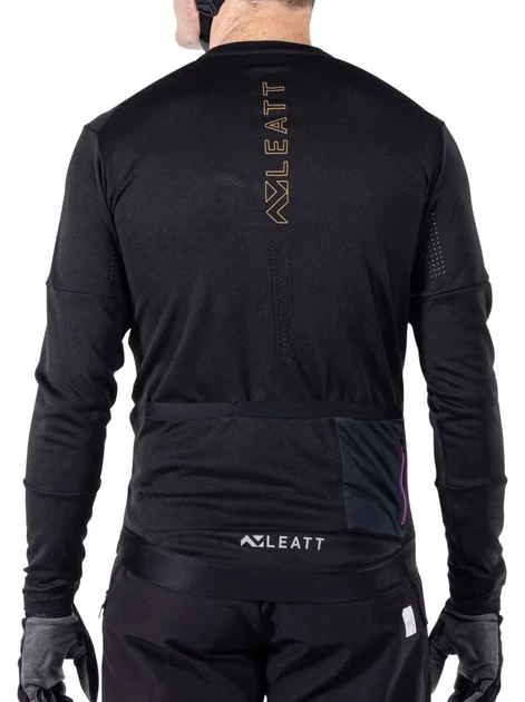 Джерси Leatt MTB 4.0 Trail черное размер M - изображение 4