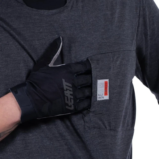 Футболка велосипедна Leatt MTB All Mountain 2.0 чорна, розмір L - зображення 5