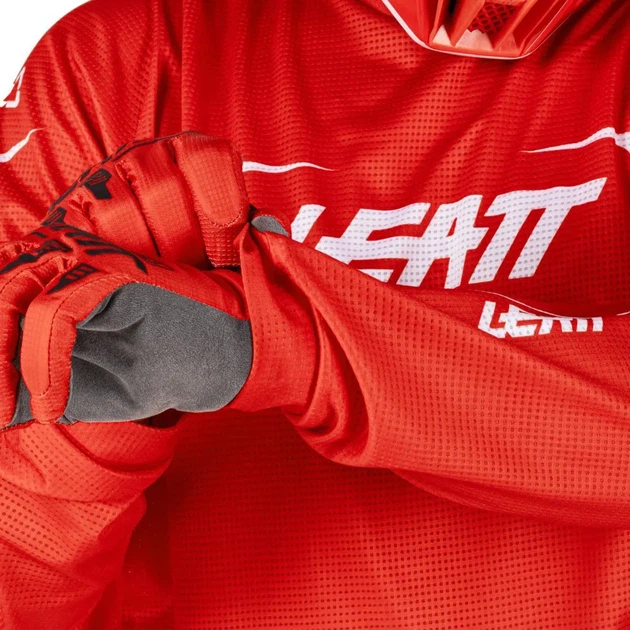 Джерси мотокроссовое Leatt Moto 3.5 красное, размер M - изображение 4