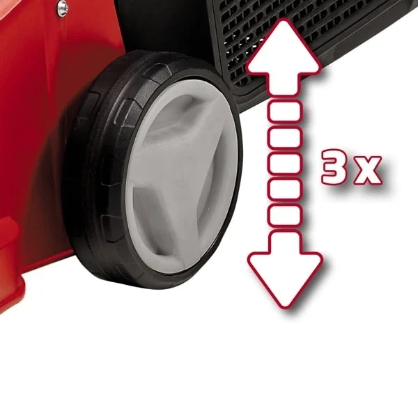 Газонокосарка Einhell GC-EM 1232 1200 Вт 32 см 30 л чорна, червона - зображення 7
