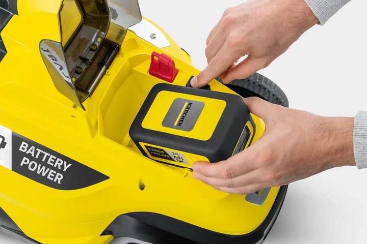 Акумуляторна газонокосарка Karcher LMO 18-36, 18В, 36 см, висота скошування 30-70 мм, без батареї та зарядного пристрою. - зображення 10