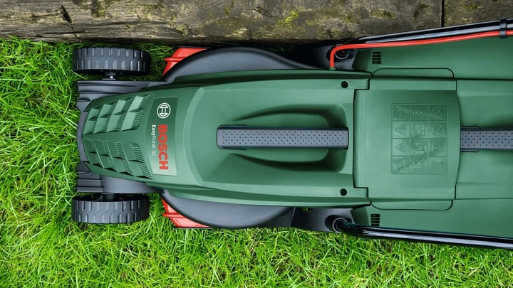 Газонокосарка електрична Bosch EasyRotak 32-205, потужність 1200 Вт, ширина скошування 32 см, об'єм травозбірника 31 л, висота ско - зображення 5