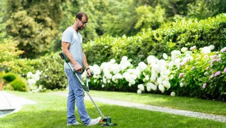 Аккумуляторный садовый триммер Bosch UniversalGrassCut 18V-260, 1х25А·час, 26 см, вес 23 кг - изображение 7