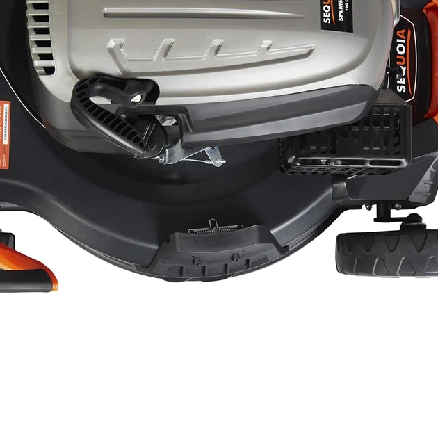 Газонокосилка бензиновая самоходная SEQUOIA SPLM5300S 4,2 кВт 53 см 65 л оранжевая - изображение 9