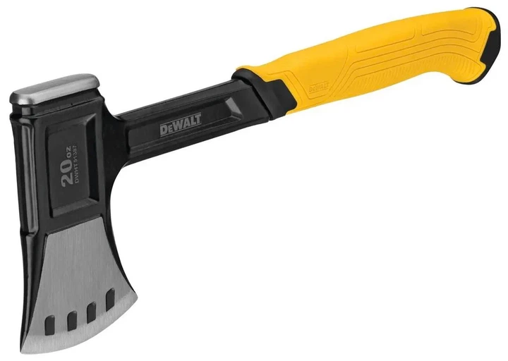 Универсальный топор DeWALT с металлической прорезиненной рукояткой, 36 см, 990 г - изображение 3