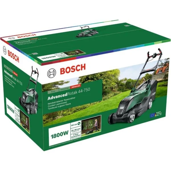 Газонокосилка электрическая Bosch AdvancedRotak 44-750 1800Вт 44см 50л 16,5кг - изображение 7