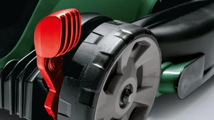 Акумуляторна газонокосарка Bosch CityMower 18V-32-300: 18В, 1х4А·год, ширина косіння 34 см, об'єм травозбірника 31 л, висота різу - зображення 4