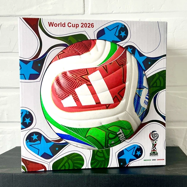 Футбольный Мяч Adidas Trionda World Cup 2026 в коробке 5 Размер - Фото 3 Футбольный Мяч Adidas Trionda World Cup 2026 в коробке 5 Размер - изображение 3