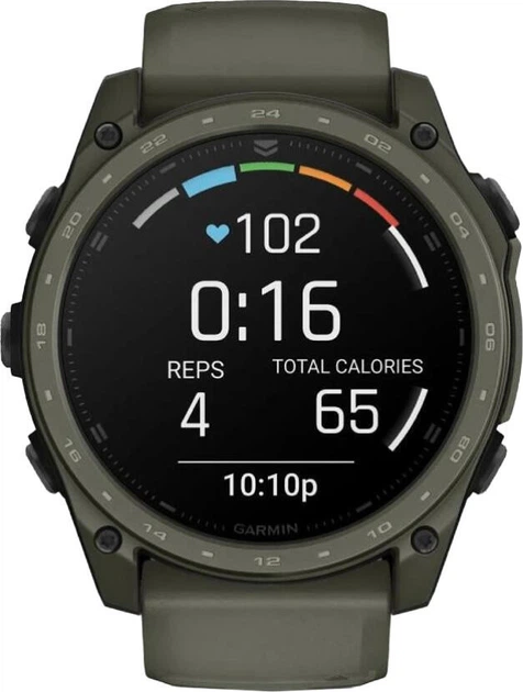 Смарт-годинник Garmin tactix 8 — 51 mm AMOLED Cerakote Olive w. Applied Ballistics Ultralight (010-04553-11/10) - зображення 4