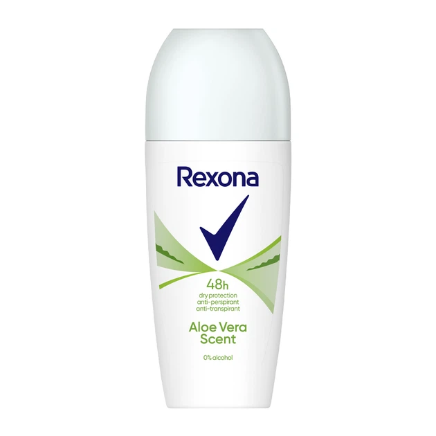 Антиперспирант женский роликовый Rexona Алое вера 48 часов 50 мл - Фото 1 Антиперспирант женский роликовый Rexona Алое вера 48 часов 50 мл - изображение 1