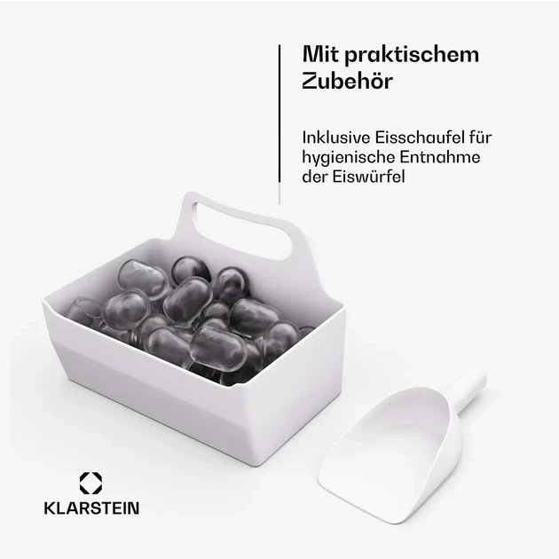 Ледогенератор Klarstein IceCraft 12 кг/24 год (10046190) - изображение 3