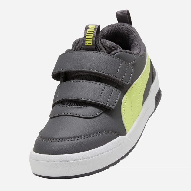 Детские кеды для мальчика Puma Multiflex 2 31215213 32 (13UK) Серый/Зеленый (4070032724799) - Фото 4 Детские кеды для мальчика Puma Multiflex 2 31215213 32 (13UK) Серый/Зеленый (4070032724799) - изображение 4